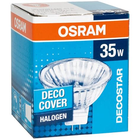 Osram L Mpada El Trica Decostar Halogen Lamp Gu W Transparente