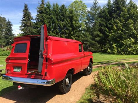 1961 Chevy Apache Panel Truck Original Napco 4x4 Restored A Real