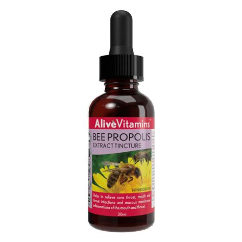 Bee Propolis Extract Tincture Alcohol Shopalive Ca