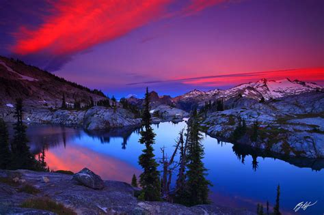 M429 Sunrise Mt Daniel And Robin Lakes Washington Randall J Hodges Photography