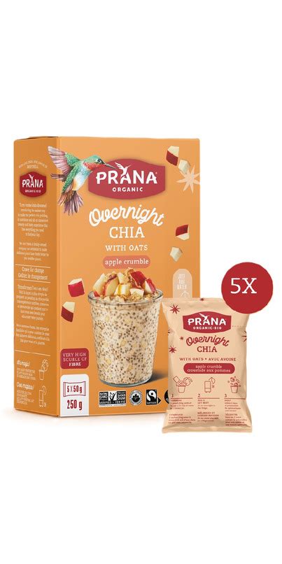 Buy Prana Overnight Chia Apple Crumble At Well Ca Free Shipping