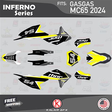 Kalair Gfx Graphics Kit For Gasgas Stroke Mc Inferno Series