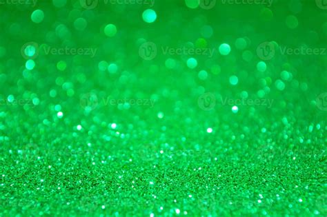 Green Abstract Glitter Background With Defocused Lights 3666494 Stock