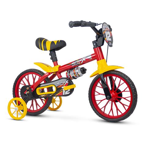 Bicicleta Infantil Aro 12 Nathor Motor X