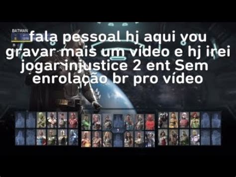 Jogando Injustice Youtube