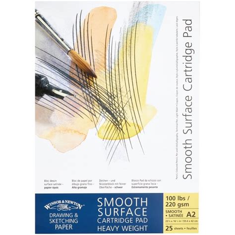 Winsor And Newton Smooth Surface Cartridge Heavyweight Paper Drawing