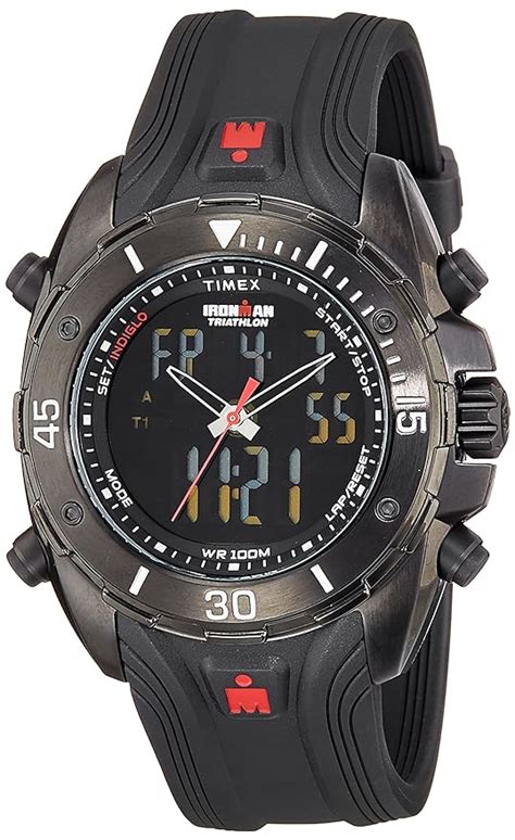 Timex Ironman Analog Black Dial Mens Watch T5k4056s Fashion