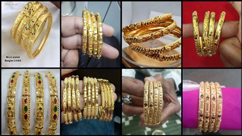 Light Weight Gold Bangles Designs Latest Gold Bangles Designs For Daily