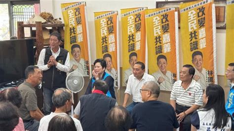 總統參選人侯友宜 拜訪無黨籍嘉縣山區立委參選人林國慶 蕃新聞