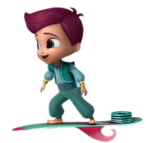 Shimmer And Shine Kaz On Flying Board Transparent Png Stickpng