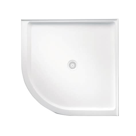 Flinders Polymarble Curved Shower Base