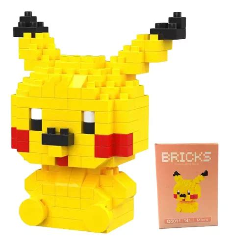 Mini Blocks Pikachu Bloques Armables Pokemon Coleccionables Mercadolibre