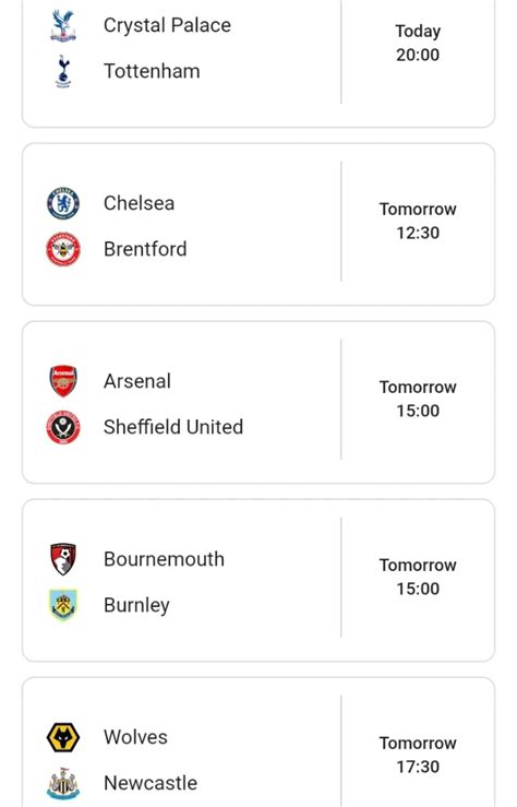 Current EPL Table Fixtures Top Scorers And Clean Sheet Table Ahead Of