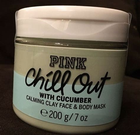 New Sealed Victorias Secret Pink Clay Face And Body Mask Chill Out Victoriassecret Body Mask