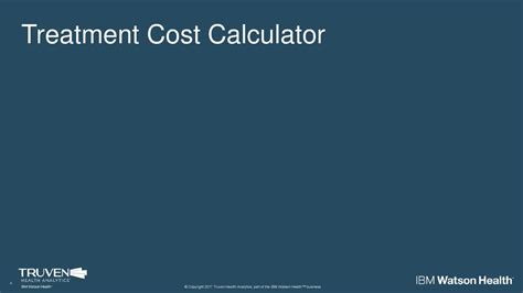 Put Treatment Cost Calculator To Work For You And Your Employees Ppt