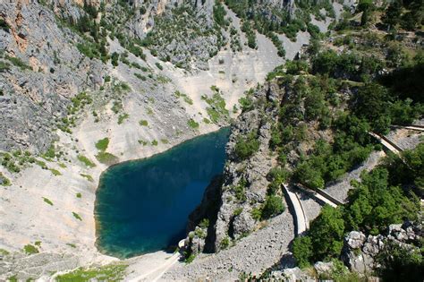 Imotski Modro Jezero Croatia Blue Lake View From Abov Flickr