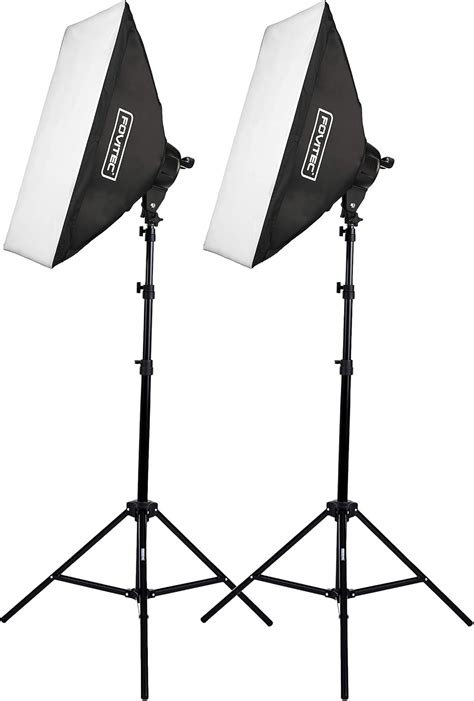 Fovitec W Light Continuous Lighting Kit Softbox Studio