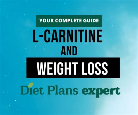 L-carnitine for weight loss: Does it work? A Comprehensive Guide ...