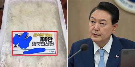 배달음식 포장지에 ‘윤석열 퇴진 스티커 붙여 판매한 사장“서명 부탁드린다” 인사이트