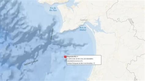 Portugal Volta A Tremer Sismo De Magnitude Registado A Km De