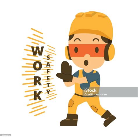 Ilustración De Construcción De Dibujos Animados Trabajando Con