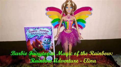 Barbie Fairytopia Magic Of The Rainbow Rainbow Adventure Elina And Dvd