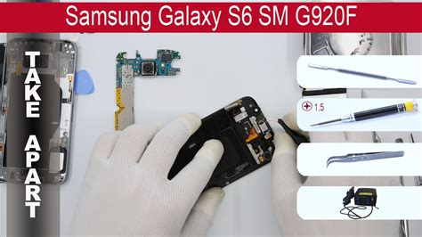 How To Disassemble 📱 Samsung Galaxy S6 Sm G920f Take Apart Tutorial Youtube