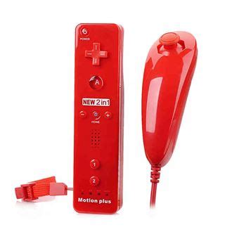 T L Commande Wiimote Plus Motion Plus Inclus Et Nunchuck Pour