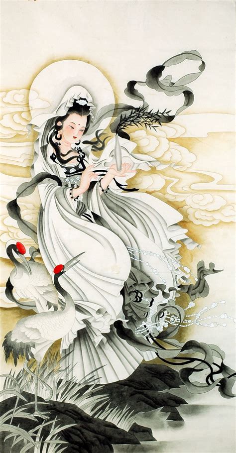 Guan Yin Painting at PaintingValley.com | Explore collection of Guan Yin Painting