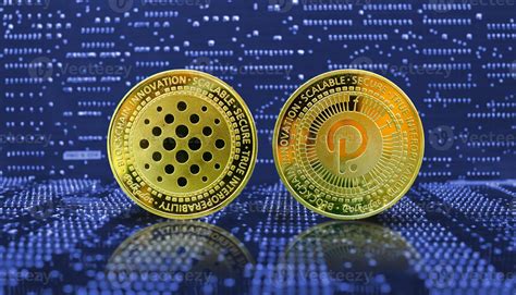 Golden Polkadot Dot Coin Cryptocurrency 3413810 Stock Photo At Vecteezy