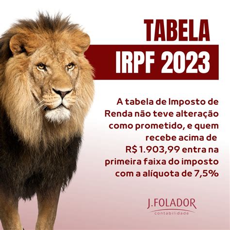 Imposto De Renda 2023 J Folador Contabilidade