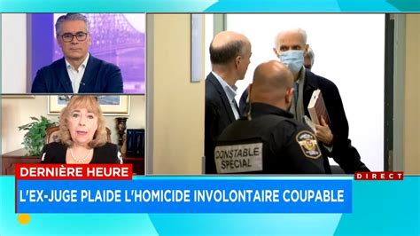 Lex juge Jacques Delisle plaidera coupable à lhomicide de son épouse