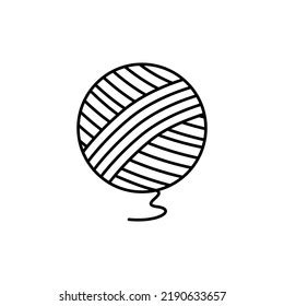 3 243 Line Art Ball Of Yarn Images Stock Photos Vectors Shutterstock