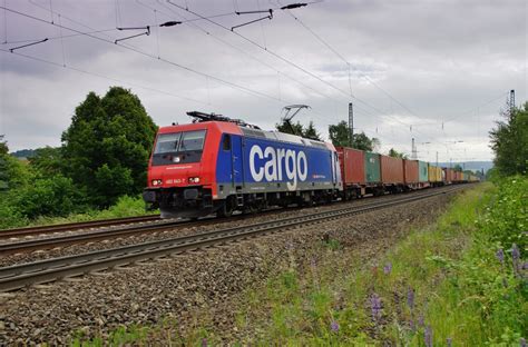 482 043 7 Von Sbbcargo Ist Am 10 06 15 Mit Einen Containerzug In