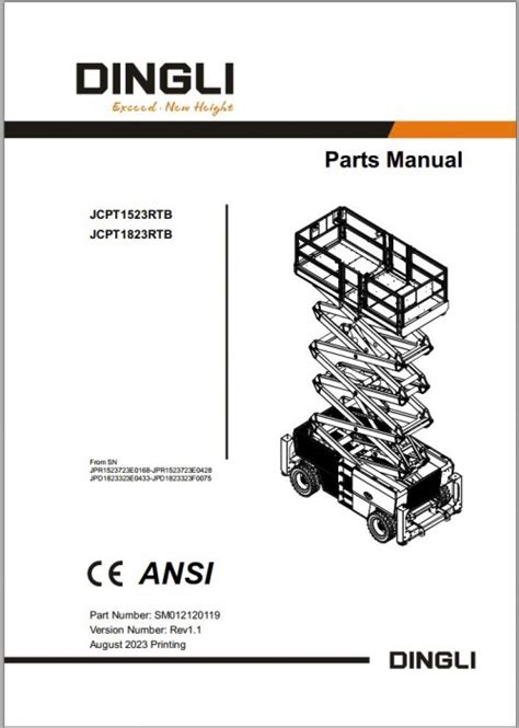 Dingli Machinery Boom Lifts And Scissor Lifts Series Spare Parts