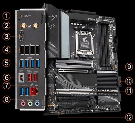 Gigabyte X Aorus Elite Ax Am Atx Motherboard X Aorus Elite Ax