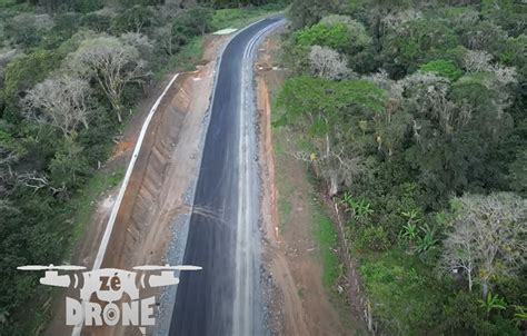 Imagens A Reas Mostram Primeiro Trecho Asfaltado Na Nova Ilh Us Itabuna