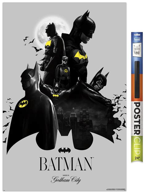 Dc Comics Batman Th Anniversary Batman Collage Wall Poster