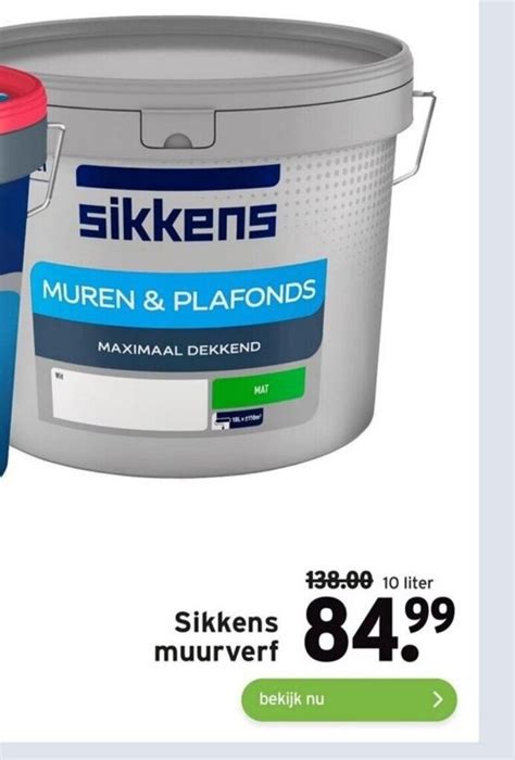 Sikkens Muurverf 10 Liter Aanbieding Bij GAMMA