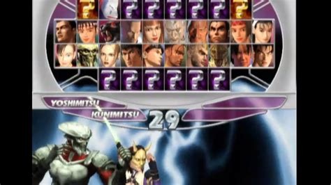 Tekken Tag Tournament Yoshimitsu Kunimitsu Youtube