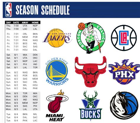 Nba Schedule 2025 Season Open - Kevin Parrish