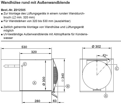 Wandh Lse Rund Mit Au Enwandblende Viessmann Z Loebbeshop