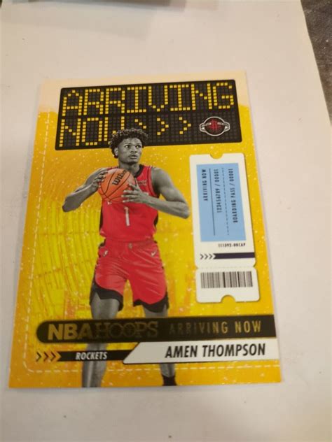 Panini Nba Hoops Arriving Now Winter Amen Thompson Rc