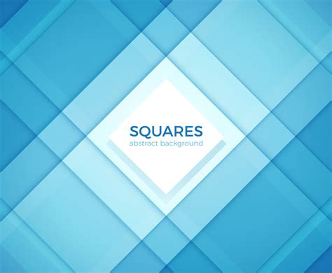 Abstract Blue Squares Background Vector Art Graphics Freevector