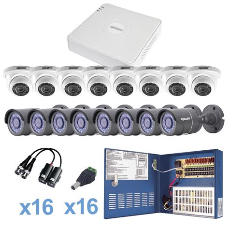 Compra Epcom Kit de Vigilancia de 16 Cámaras CCTV 16 Canales KESTXLT8B