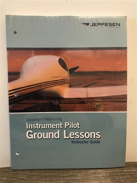 Jeppesen Instrument Pilot Drown Lessons Instructor Guide Brand New F1