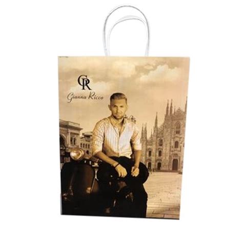 Handled Printed Paper Bag Bag Size 8 X 8 X 6 Inch Rs 6 Shlok Prints