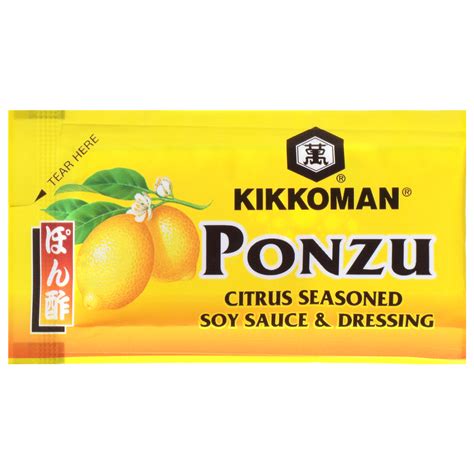 Ponzu Citrus Seasoned Dressing Sauce Kikkoman Food Services