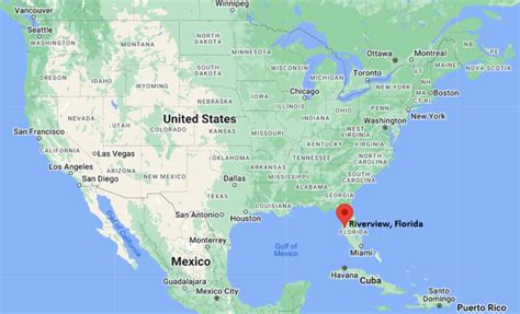 Where Is Riverview Fl Usa Location Map Of Riverview Florida