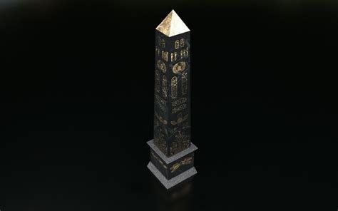 Obelisk Ancient Egypt 3D Asset CGTrader